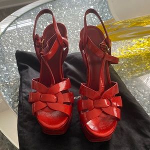 Authentic YSL shoes heel 5 inches
